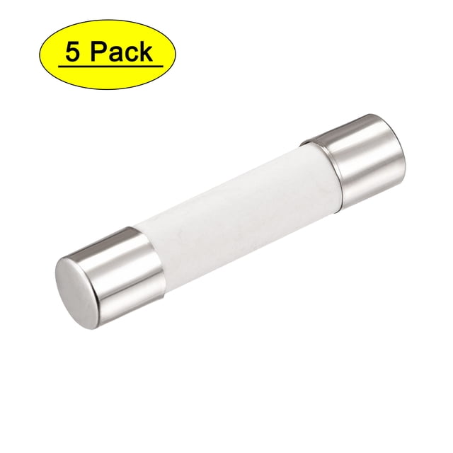 Unique Bargains Ceramic Cartridge Fuses 10A Ceramic Fuses Fast Blow for Amplifier Energy Saving Lamp Ballast 5 Pcs