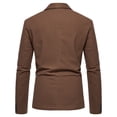 thumbnail image 2 of BOBOGOJP Veston pour Homme Coupe Régulière Mode Personnalité Veston Décontracté Blazer (Coffee,m), 2 of 5