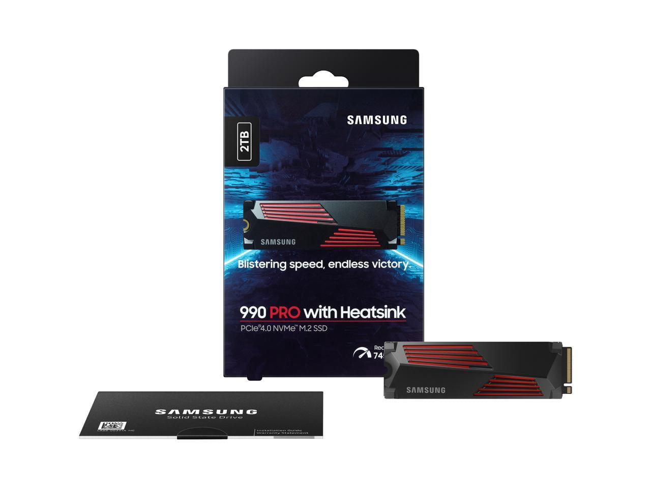 内蔵型SSD Samsung 990 PRO with Heatsink SSD 2TB SAMSUNG 990 PRO with Heatsink Series - 2TB PCIe Gen4. X4 NVMe 2.0c