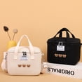 thumbnail image 2 of VONKY Convenient Lunch Handbag With Waterproof Fabric Moms Small Stature And Large Storage Capacity Diaper black, 2 of 6