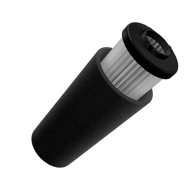 Lefu pour Filtre Piège-Odeurs de Remplacement Style Dirt Devil F112 Endura, AD47936. un Filtre d'Aspirateur Cylindrique avec un Extérieur en Mousse Noire et un Noyau Intérieur Blanc Plissé, Conçu pour la Durabilité et une Longue Durée de Vie. Compatible avec les Modèles Dirt Devil Utilisant le Filtre F112 Endura.