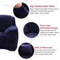 thumbnail image 4 of Housse de Canapé Extensible en Velours Épais pour 1/2/3/4 Places, 4 of 10