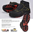 thumbnail image 3 of SAFETOE Welding Boots for Men Composite Toe Safety Boots Fire Resistant Welding Boot 300℃Heat Resistant Welder Working Boots, 3 of 6