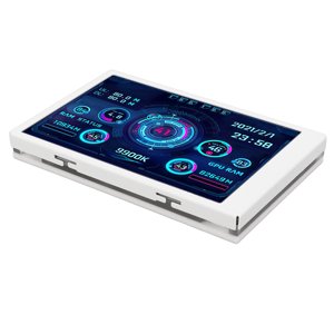 IPS USB Mini Écran Ordinateur Temp Monitor Surveillance des données en temps réel Facile à utiliser Fonctions multiples pour la surveillance de la température de l'hôte