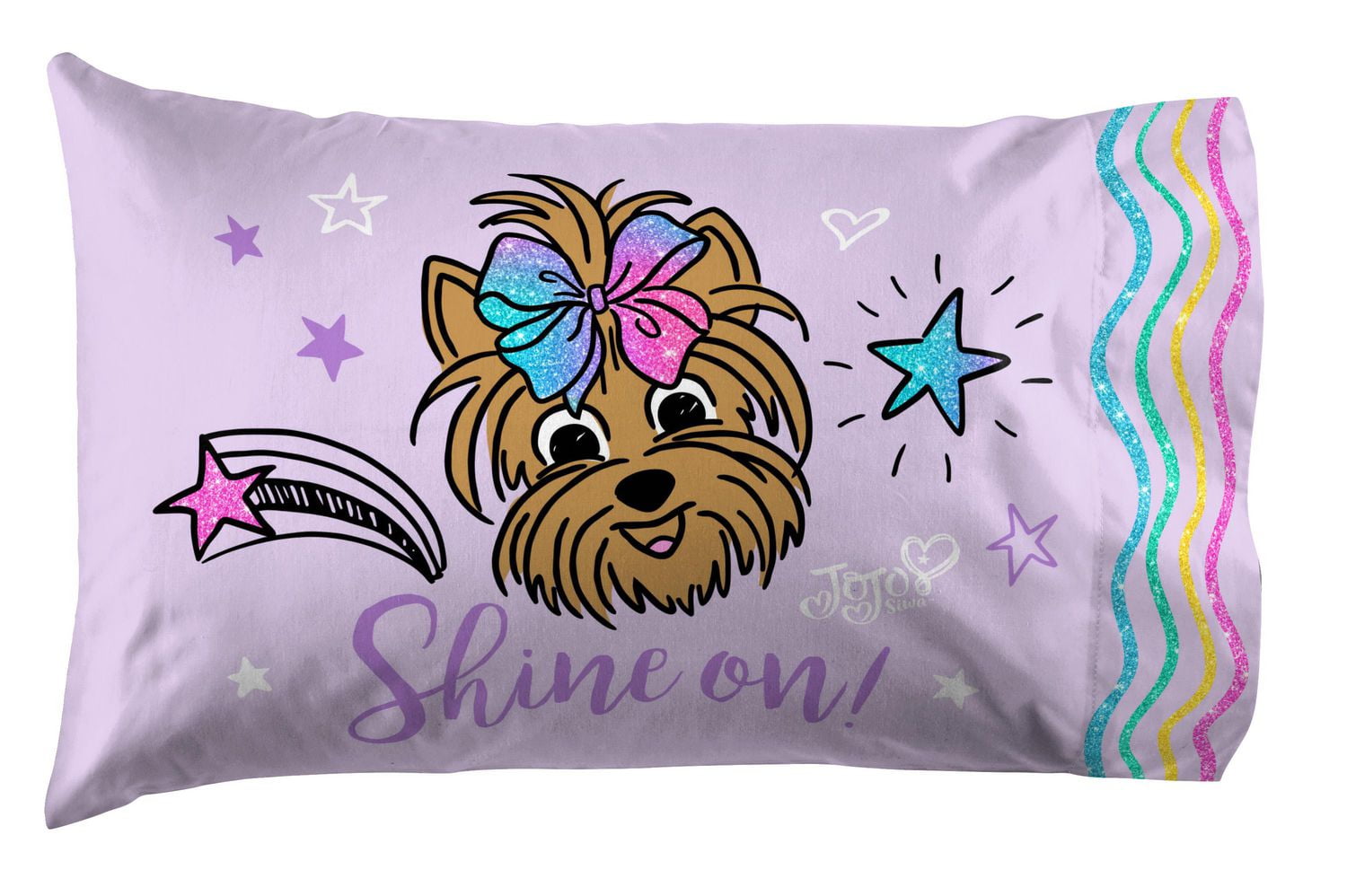 Jojo Siwa Éclat Brillance Taie d'Oreiller Standard 100% Polyester