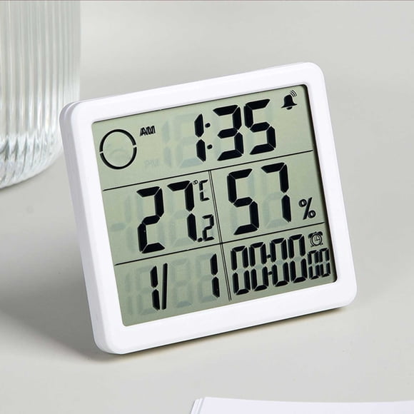 Dvkptbk Thermomètre et Hygromètre pour la Maison Hygromètre Numérique Thermographe Intérieur Thermographe de Pièce et Jauge d'Humidité avec Moniteur Thermographe Cuisine et Salle à Manger