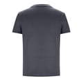 thumbnail image 4 of Men Oversized T Shirts Casual Loose Short Sleeve Crew Neck Tee Shirt Striped Color Block Tops with Pocket, 4 of 4