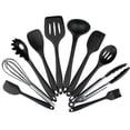 thumbnail image 1 of 10PCS Cooking Utensils Kitchen Utensil Set Silicone Kitchenware Set Stainless Steel Handle Cookware Set Chef Nonstick, 1 of 8