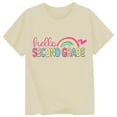 thumbnail image 3 of T-shirts Graphiques Tendance pour Filles Manches Courtes Décontractées pour Usage Quotidien et Activités Extérieures, 3 of 3