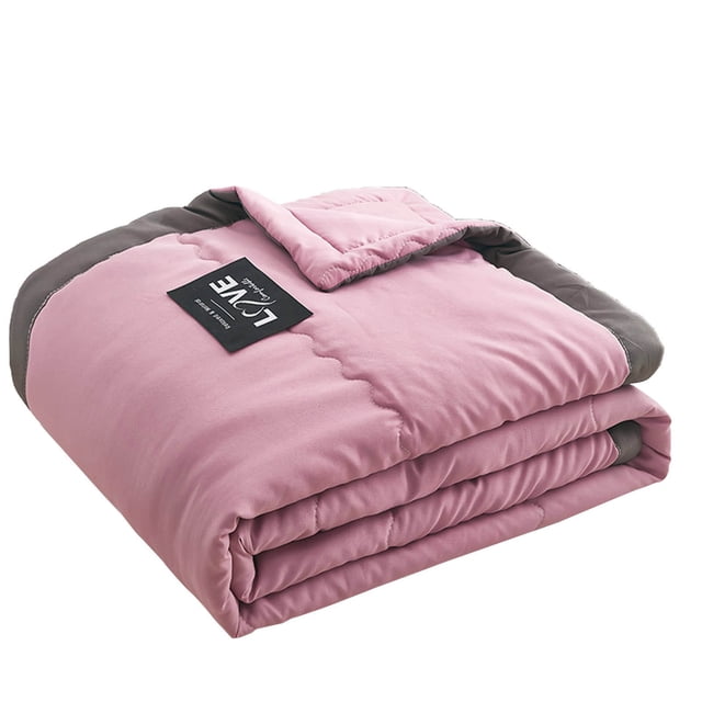 VogueV Queen-Size Cooling Comforter 170x200cm - Temperature-Regulating Bedding C