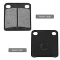 thumbnail image 3 of WHAMVOX 2 Pairs Disc Brake Pads For Electric Bicycle Iron Material Wear Resistance Light Grey, 3 of 8