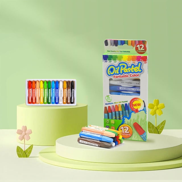 Hexagon Oil Pastels Set for Artists, Smooth Multicolor Drawing Sticks, Professional Grade Blending Wax Crayons for Creative Projects