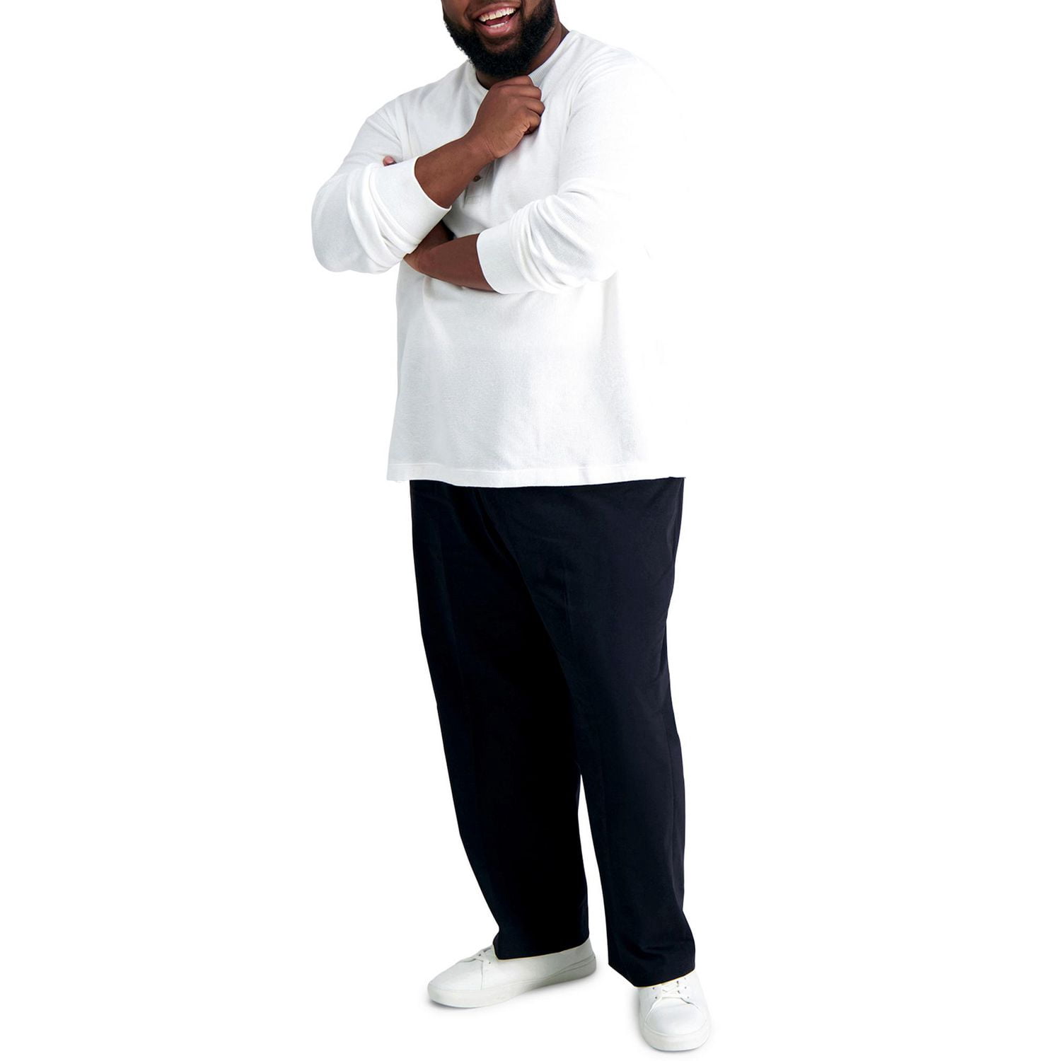 Haggar® Men's Big & Tall Iron Free Premium Stretch Khaki Pant