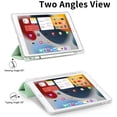 thumbnail image 2 of Compatible for iPad Pro 10.5Case, iPad Case with Pencil Holder, Soft TPU Translucent Frosted Back Auto Wake/Sleep Smart Cover Cases (Light Green), 2 of 9