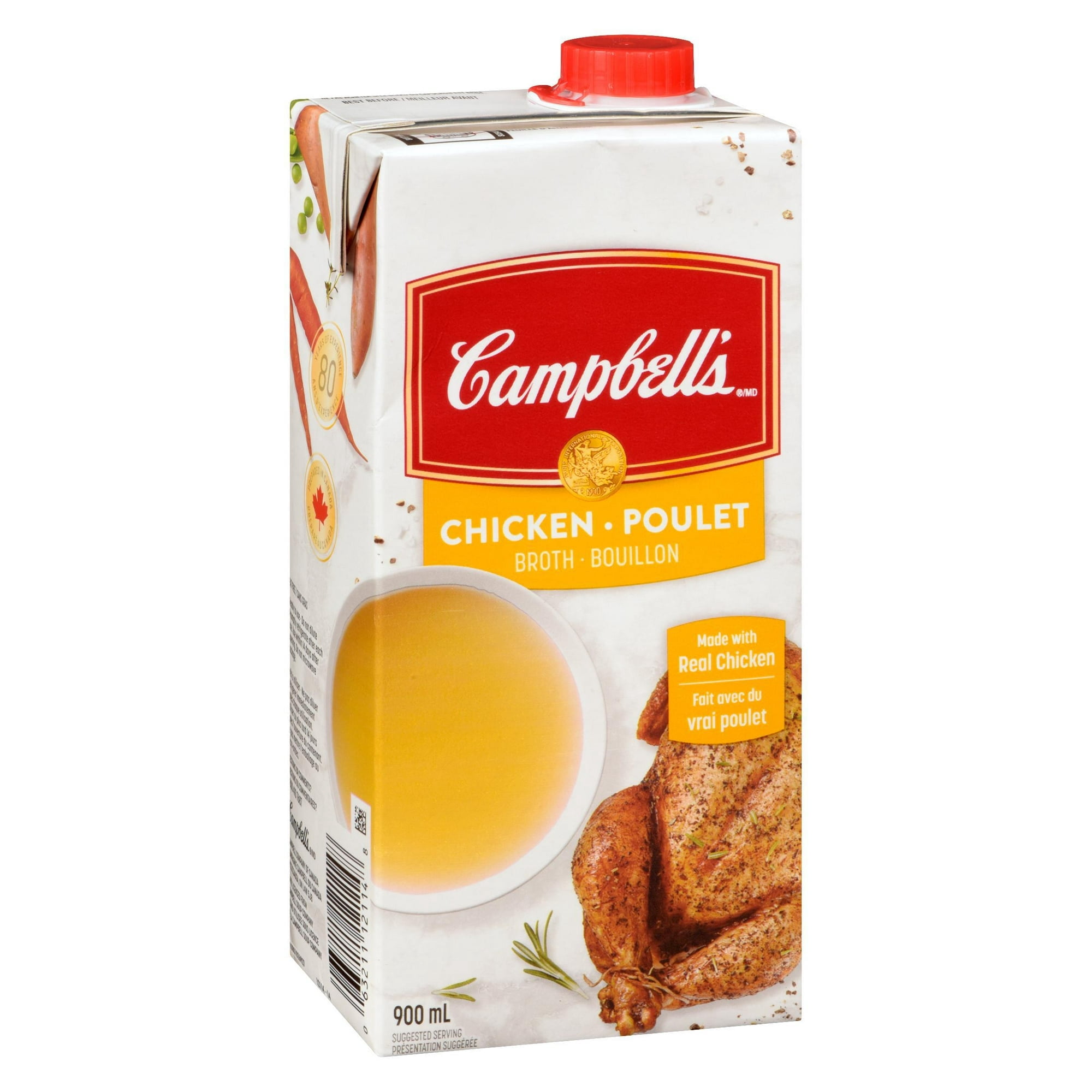 Campbell's® Bouillon de Poulet Prêt à Utiliser, Stable à Température Ambiante