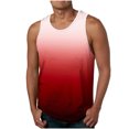 thumbnail image 1 of zfhfof Mens Sleeveless Tank Tops Workout Muscle Gym T Shirts Summer Casual Crew Neck Gradient Tee Tops, 1 of 4