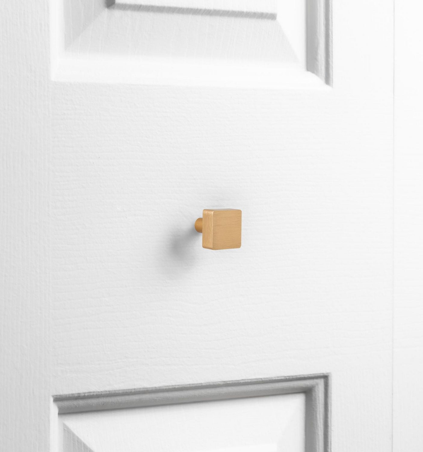 Era Square Paquet de 2 Bouton Dorée Brossée