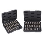 Bolt Extractor Tool Set, Double Ended Left Hand Spiral Design 26PCS Set Bolt Extractor Set for Woodworking