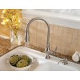 thumbnail image 4 of Pfister Hanover 1-Handle Pull-Down Kitchen Faucet with Soap Dispenser, Stainless Steel, 4 of 4