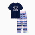 thumbnail image 3 of PatPat Pyjama Familial de la Saint-Valentin à Manches Courtes, Ensemble Assorti à Imprimé de Cœurs, 3 of 8
