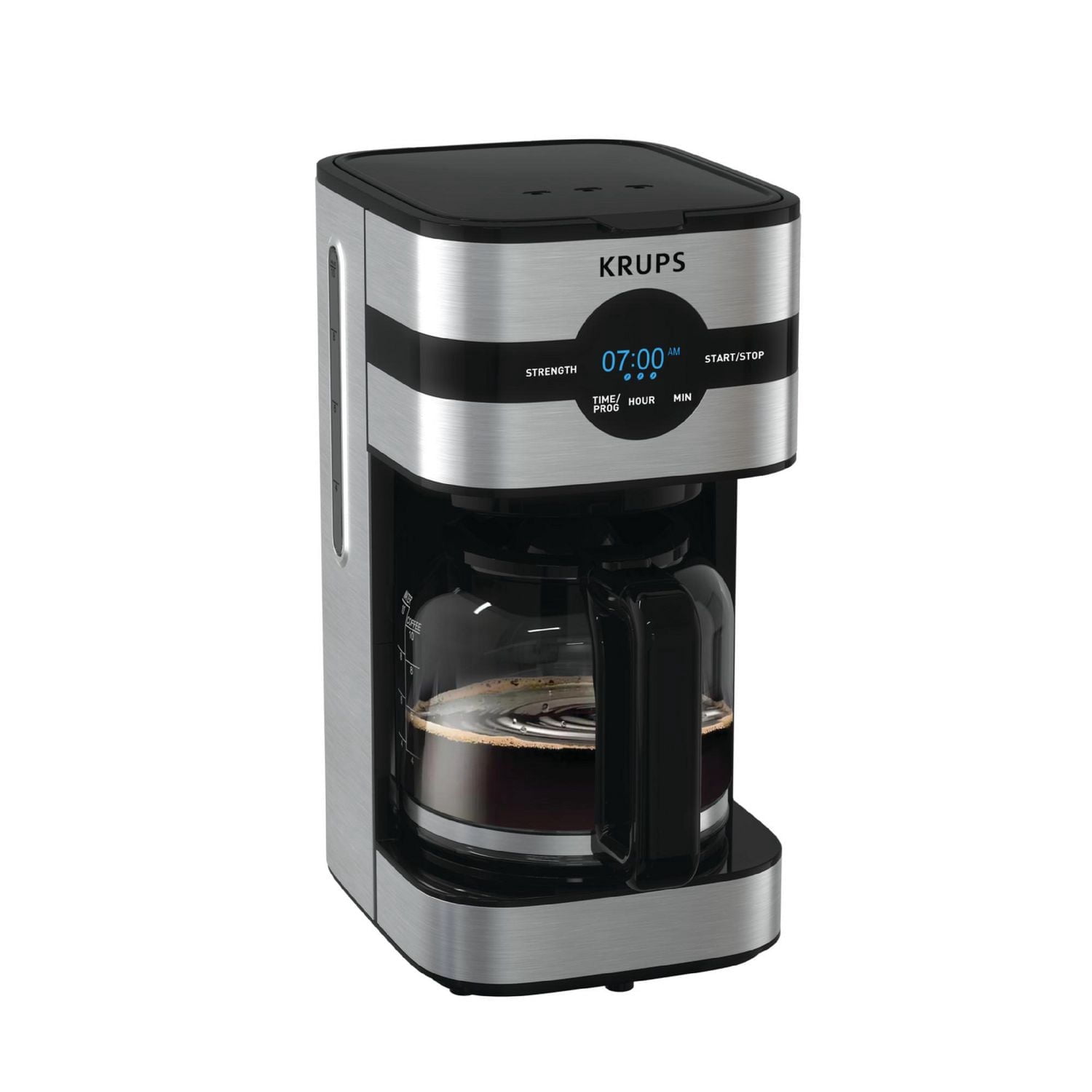 KRUPS Simply Brew Digital Screen Electric Coffee Maker, 10-Cup