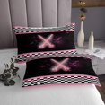 thumbnail image 3 of Erosebridal Cool Lightsaber Coverlet Set Queen, Honeycomb Bedding Set, Checkered Flag Decor 3pcs, 3 of 5