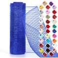 thumbnail image 1 of Mesh Ribbon for Wreaths 10 Inch x 30 Foot Wreath Mesh Rolls with Shiny Metallic Foil for Easter Christmas Party Wedding Home Decor DIY Craft Projects and Gift Wrapping, 1 of 7