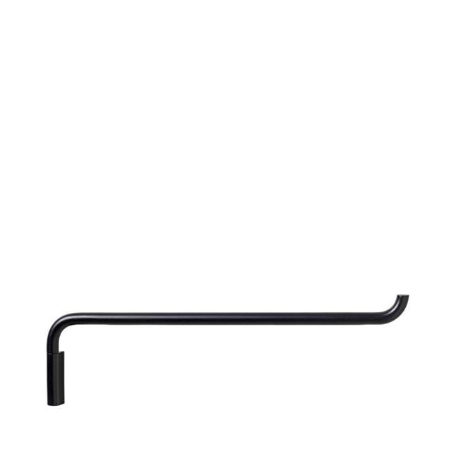 Blomus 69084 Modo Tringle à Serviettes Murale avec Revêtement en Titane Noir, une Pièce de Quincaillerie de Salle de Bain Élégante au design Pivotant. Fabriquée en Acier Inoxydable avec Revêtement en Titane, Elle Présente une Finition Noire durable, Résistante à la Corrosion et aux Rayures. Idéale pour les Barres à Serviettes dans les Projets de Rénovation de Salle de Bain. Dimensions : 460 x 15 x 115 mm.