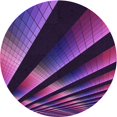 thumbnail image 1 of Ahgly Tapis Rond Lavable en Machine Intérieur Transitionnel Orchidée Foncée Violet, 8 Pieds Rond, 1 of 7