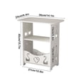 thumbnail image 3 of Dvumao Home Decor, Bedside Table Mini Coffee Table Sofa Side Table Bedroom Bedside Cabinet Home Storage And Organization Dormitory, Man Gifts, 3 of 6