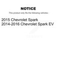 thumbnail image 2 of CMX Rear Ceramic Disc Brake Pads CMX-D1739 for Car Chevrolet Spark EV, 2 of 9