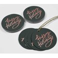 thumbnail image 4 of Inkdotpot Real Rose Gold Foil Happy Holiday Tag Favor Hang Paper Tag 50 Piece, 4 of 6