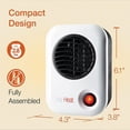 thumbnail image 4 of Lasko 101 MyHeat 200W Chauffage d'Appoint Électrique Portatif en Céramique (Lot de 3), 4 of 10
