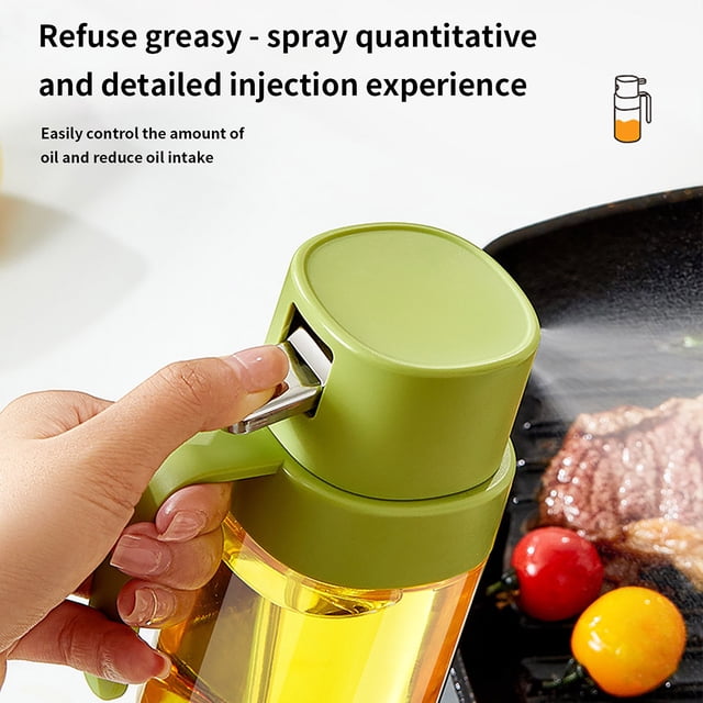 Birdeem Olive Oil Dispenser, Olive Oil Dispenser Bottle, Oil Spray Bottle Kitchen Household Barbecue Olive Oil Cooking Oil Spray Pot Atomization Reduction Oil Spray Artifact Oil Spray Pot