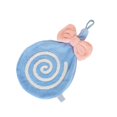 thumbnail image 1 of Cute Kids Hand Towel Thickened Soft Coral Velvet Absorbent Hand Towel with Hanging Loop for Bathroom Kitchen Blue, 1 of 6