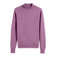 thumbnail image 1 of Penkiiy Chandails d'Automne pour Femmes 2024, Chandail Léger et Doux pour Femmes à Col Rond, Manches Longues, Tricot, Haut, L Violet, 1 of 7