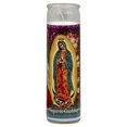thumbnail image 1 of Virgen de Guadalupe White 2 Pack Set Religious Candles, 1 of 3