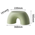 thumbnail image 3 of Esquirla Household Small Stool Practical Home Footboard Furniture Seat Chair Green, 3 of 8