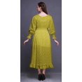 thumbnail image 4 of Bimba Robe Maxi à Volants Longue Bohème Renaissance en Coton à Smocks pour Femme - XX-Grand, 4 of 5