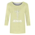 thumbnail image 5 of Daisyyozoid T-Shirt de Pâques Joyeuses pour Femme Col Rond Haut à Manches Longues Haut à Manches Longues Col Rond T-Shirt, 5 of 5