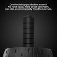 thumbnail image 4 of Abdominal Muscle Training Roller | Core Strength Ab Wheel | Plastic & Steel Construction | Full Body Exercise | Home Gym & Portable Use | Includes Kneeling Pad | 30x16x16cm | Black, 4 of 9