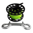 thumbnail image 1 of Xingzhi 30m Aluminum Alloy Cave Diving Finger Spool Guide Line Reel Black, 1 of 6