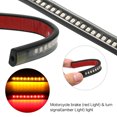 thumbnail image 3 of 12V 1Pcs Universal 18 LED Light Strip, Motorcycle Turn Signal Lights, Tail Trailer Brake Stop Light Flexible LED License Plate Lights, 3 of 8