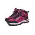 thumbnail image 1 of Woobling Espadrilles pour Femmes à Enfiler Bottes de Randonnée Confort Chaussures de Marche Plateforme Espadrilles de Randonnée Hommes Antidérapantes Sport Rose Rouge 11.5, 1 of 9