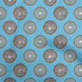 thumbnail image 1 of oneOone Cotton Silk Turquoise Blue Fabric Asian Block Sewing Craft Projects Fabric Prints by Yard 42 Inch Wide, 1 of 4