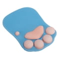 thumbnail image 1 of pitrice Tapis de Souris Style Patte de Chat Adorable Repose-Poignet Coloré en Silicone Souple PU Tapis de Mosue pour Ordinateur Coussin Bureau, 1 of 2