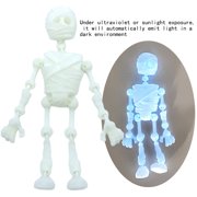 Skeleton Fridge 3D Printed Funny Skeleton Fridge Mini Fridge With Movable Joints Color Human Refrigerator Locker Halloween Decorations Christmas Decorations C Clamp Set Non Marring Vise Pads