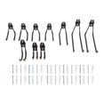 thumbnail image 1 of Wall Mount Utility Hooks,Garage Double Hooks Wall Wall Mount Hook Garage Storage Hooks Built for Precision, 1 of 14