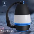 thumbnail image 5 of Lanterne de Camping LED, Lampe de Poche Sport Légère Rechargeable Étanche pour Extérieur, Projecteur Portable pour Camping Chasse Pêche Randonnée Urgence, Batterie Externe Intégrée 1200mAh, 5 of 5