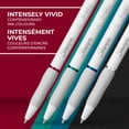 thumbnail image 4 of Sharpie S-Gel, Gel Pens, Pearl White Fashion Barrel, Medium Point (0.7 mm), Updated Classic Ink Colours, 4 Count, 4 of 9